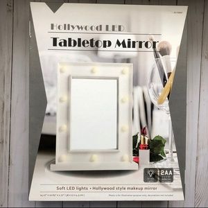 Hollywood LED Tabletop Mirror